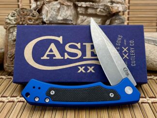 Case XX USA Blue Aluminum S35VN Frame Lock 25882 G-10 Marilla Flipper Knife