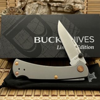 Buck 112 USA Ranger Slim Pro TRX Legacy Collection Titanium Lockback Knife