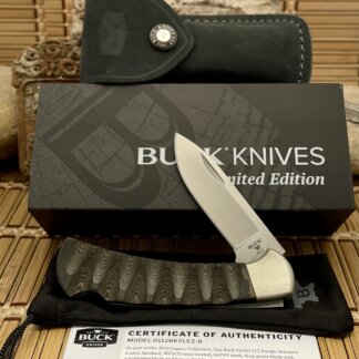 Buck 112 USA Legacy Collection Ranger Pro Richlite Limited Edition Lockback Knife