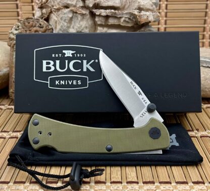 buck 112 slim pro green