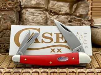 Case XX USA Red American Workman Red 73938 Carbon Seahorse Whittler Knife