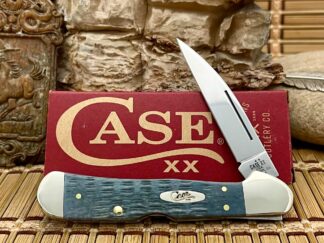 Case XX USA 2025 Pocket Worn Crandall GRAY Bone 58424 Copperlock Knife