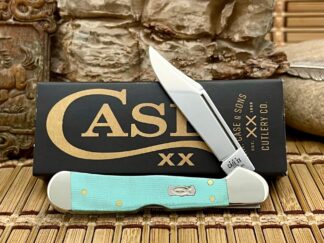 Case XX USA 2025 Smooth Seafoam G-10 18109 Mini Copperlock Knife