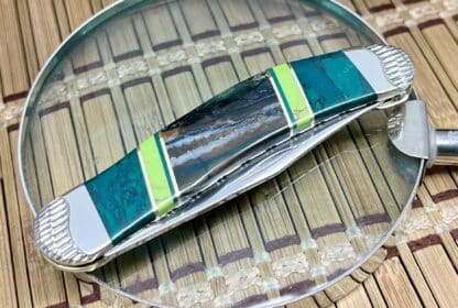Case XX Wild Horse Custom Mammoth Tooth & Imperial Jade Sowbelly Knife #1/1 - Image 2