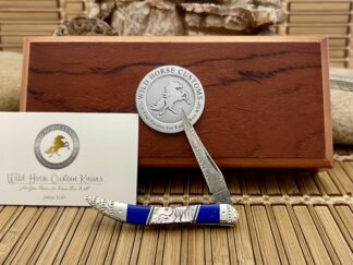 damascus case knife - toothpick