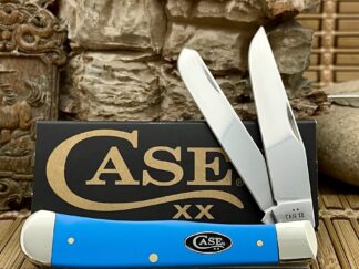 Case XX USA Smooth Light Blue Synthetic 68900 Trapper Knife