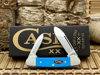 Case XX USA Smooth Light Blue Synthetic 68903 Baby Butterbean Knife