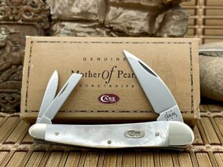 Case XX USA 2002 Genuine Mother of Pearl Seahorse Whittler Knife
