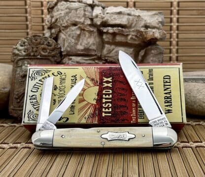 Case XX Classic 1990 Antique Elephant Bark Fossil Prototype Cigar Whittler Knife
