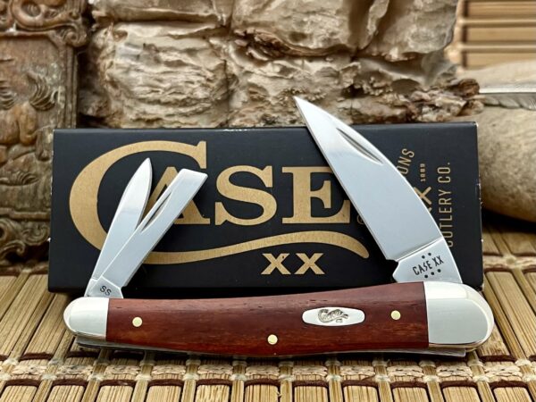 Case XX USA 2025 Smooth Chestnut Bone 28913 Seahorse Whittler Knife