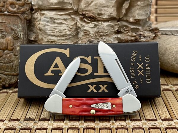 Case XX USA Kinfolks Jig Indian Paintbrush Bone 42322 Baby Butterbean Knife