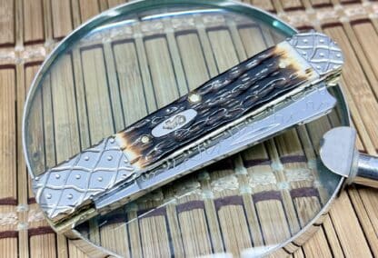 Timeless Barlow Knives – Case XX Peachseed Amber Razor #19 - Image 3