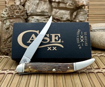 Case XX 2008 USA Medium Toothpick Knife – Mammoth Fossil Ivory Handle - Image 2