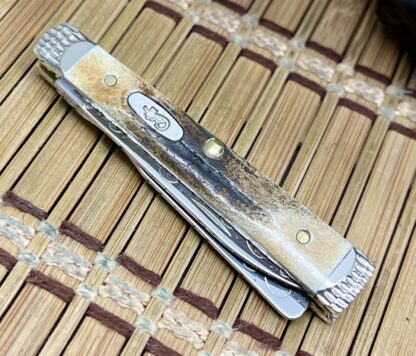Case XX USA Custom Genuine Stag Engraved Baby Doc Doctors Knife #01 - Image 3