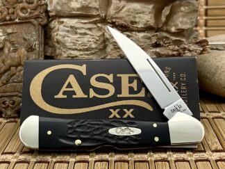 Case XX USA Rough Black Delrin 18233 Stainless Copperlock Knife