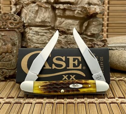 Case XX USA Heritage Jig Honeycomb Bone 32275 Muskrat Knife