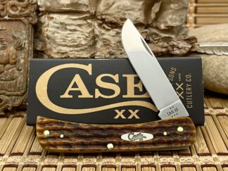 Case XX USA Heritage Jig Honeycomb Bone 32273 Sod Buster Jr Knife