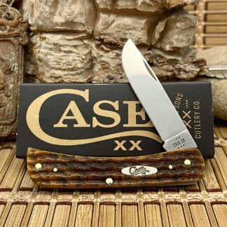 Case XX USA Heritage Jig Honeycomb Bone 32273 Sod Buster Jr Knife