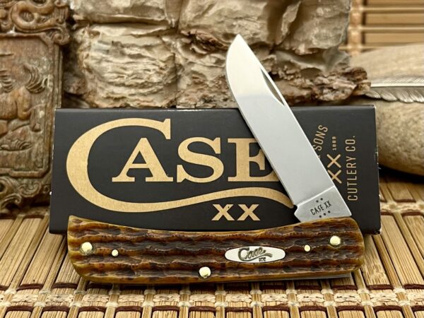 Case XX USA Heritage Jig Honeycomb Bone 32273 Sod Buster Jr Knife