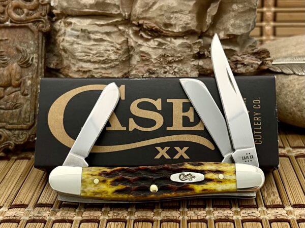 Case XX USA Heritage Jig Honeycomb Bone 32272 Medium Stockman Knife