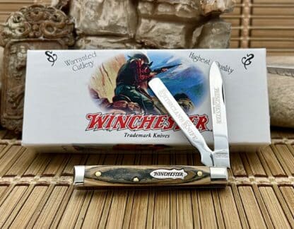 Winchester USA 2003 Ultra Rare Mammoth Fossil Doctor / Physician Knife