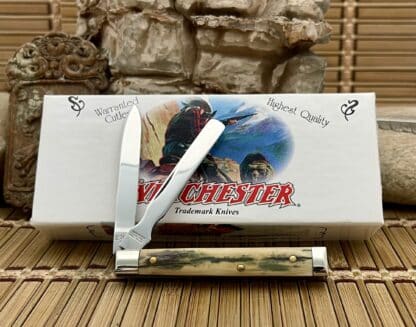 Winchester USA 2003 Ultra Rare Mammoth Fossil Doctor / Physician Knife - Image 2
