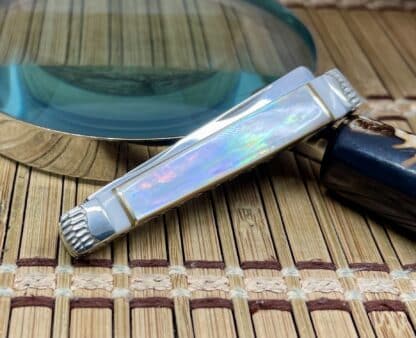 Case XX Wild Horse Custom Brown Lip Pearl & Mammoth Baby Doc Knife #1 - Image 5