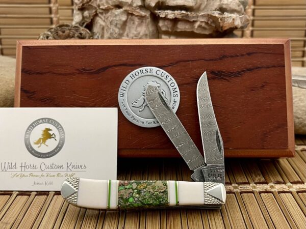 damascus pocket knife