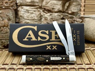 Case XX USA Antique Bone Diamondback Snake Skin 1/500 Baby Doc Doctor Knife NEW