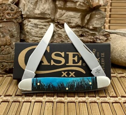 Case XX USA Caribbean Bone BASS Fishing 1/500 Diamond XX Muskrat Knife NEW - Image 2