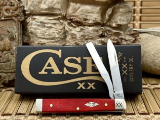 Case XX USA Smooth Dark Red Bone Diamond XX 1/500 Baby Doc Doctor Knife