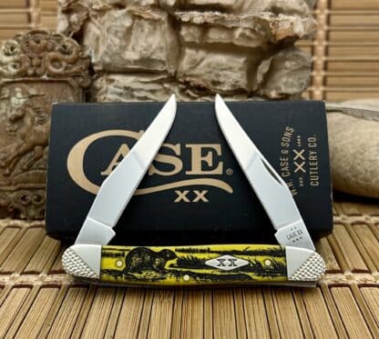 case limited edition natural bone muskrat