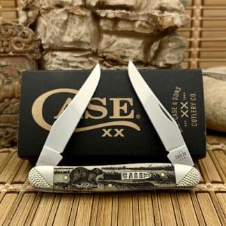 case limited edition natural bone muskrat