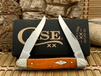 case muskrat knife persimmon bone