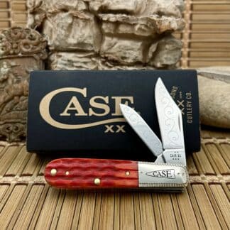 case xx indian paintbrush barlow knife, engraved