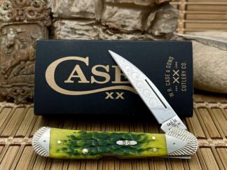 Case Copperlock Knife – Custom Green Apple Bone Lockback (#01 of 15)