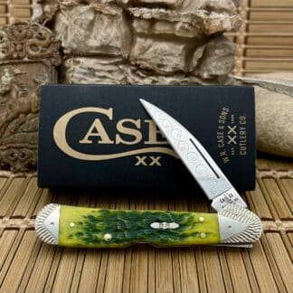 Case Copperlock Knife – Custom Green Apple Bone Lockback (#01 of 15)