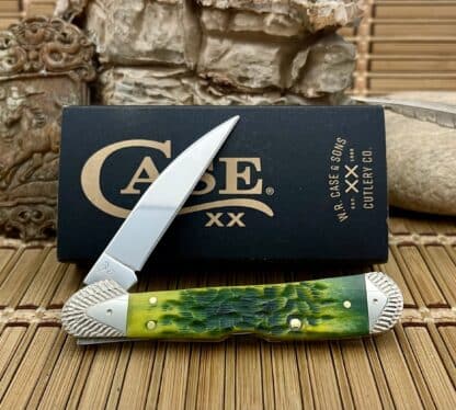 Amazing Case Copperlock Knife – Custom Green Apple Bone Lockback (#01 of 15) - Image 4