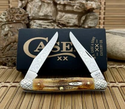 case stag knife, muskrat