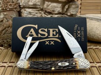 case whittler knife amber bone seahorse whittler