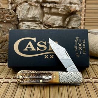 engraved barlow 6.5 bone stag #9