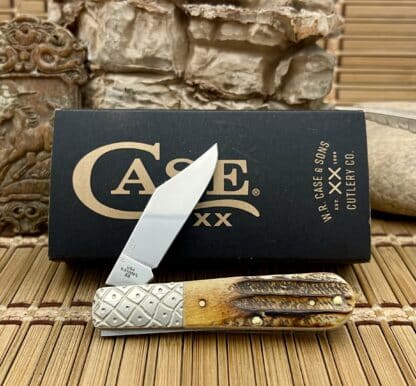 Engraved Barlow – Case XX Custom Burnt Bone Stag Knife with Filework (#09 of 50) - Image 4