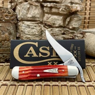 Case Indian Paintbrush Russlock – 2025 Smooth Bone Pocket Knife