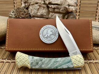 Buck 110 Wild Horse Emerald – Mica Pearl | One of a Kind