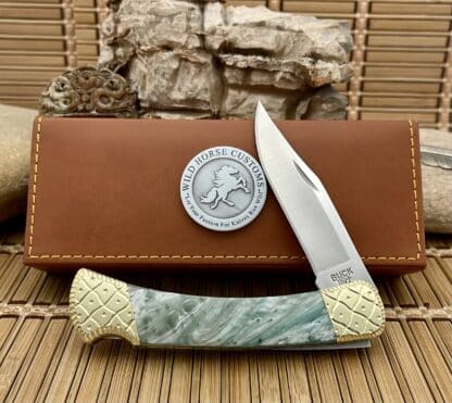 Buck 110 Wild Horse Emerald – Mica Pearl | One of a Kind