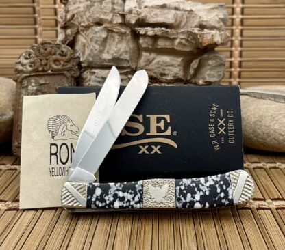 Case XX Ron Yellowhorse Knife – Zebra Stone Freedom Eagle Trapper | #7 of 10 - Image 3