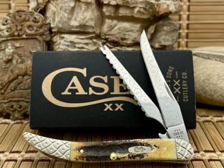 bone stag fishing knife