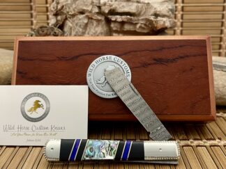 Case XX Wild Horse Custom Damascus Razor Barlow