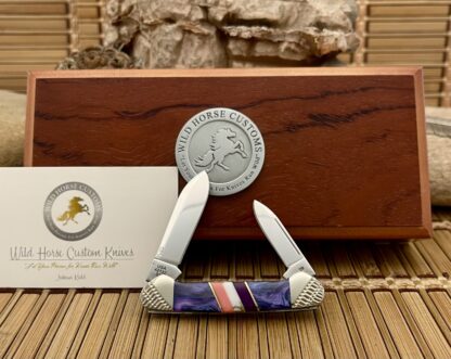 Case XX Wild Horse Custom Sugalite Baby Butterbean Knife – 1 of 5 - Image 4