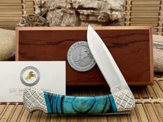 Wild Horse Custom Buck 110 – Blue Mammoth & Chrysocolla